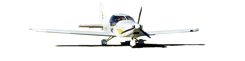 Aeronave de instrucción en plataforma